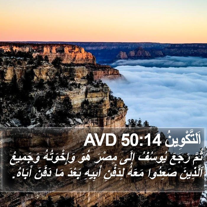 اَلتَّكْوِينُ 50:14 AVD Bible Study