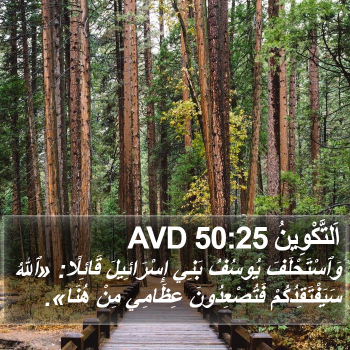 اَلتَّكْوِينُ 50:25 AVD Bible Study