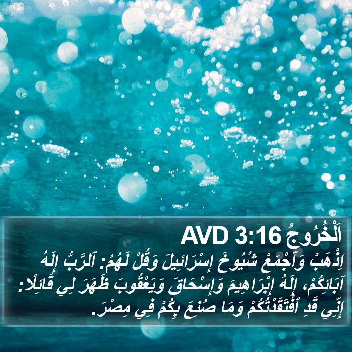 اَلْخُرُوجُ 3:16 AVD Bible Study