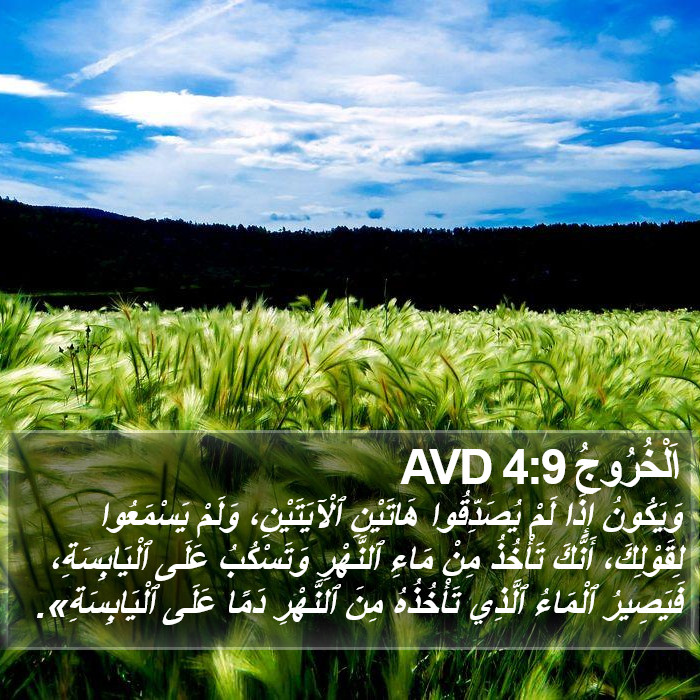 اَلْخُرُوجُ 4:9 AVD Bible Study