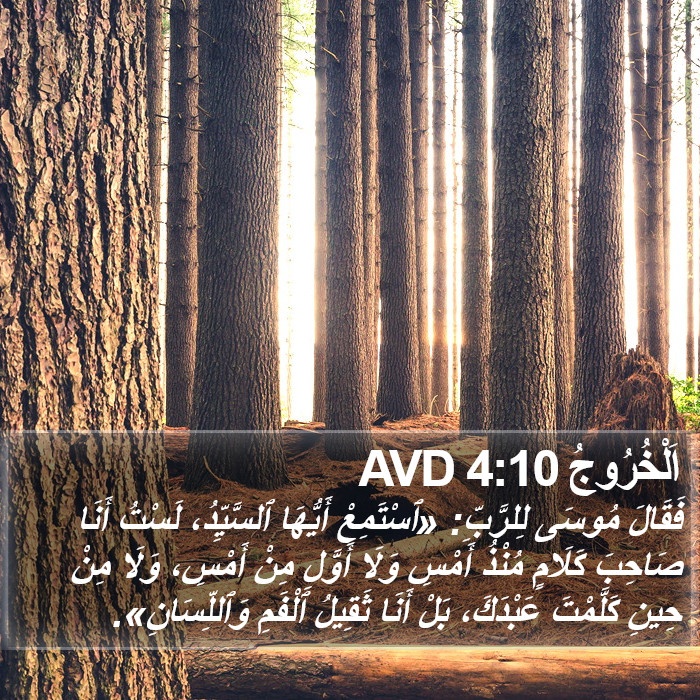 اَلْخُرُوجُ 4:10 AVD Bible Study