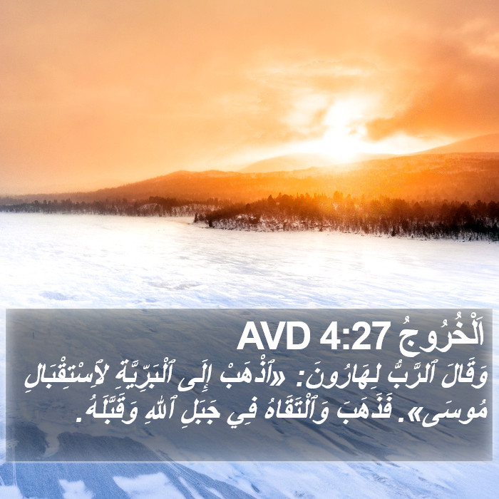 اَلْخُرُوجُ 4:27 AVD Bible Study