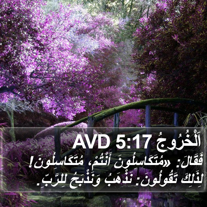 اَلْخُرُوجُ 5:17 AVD Bible Study