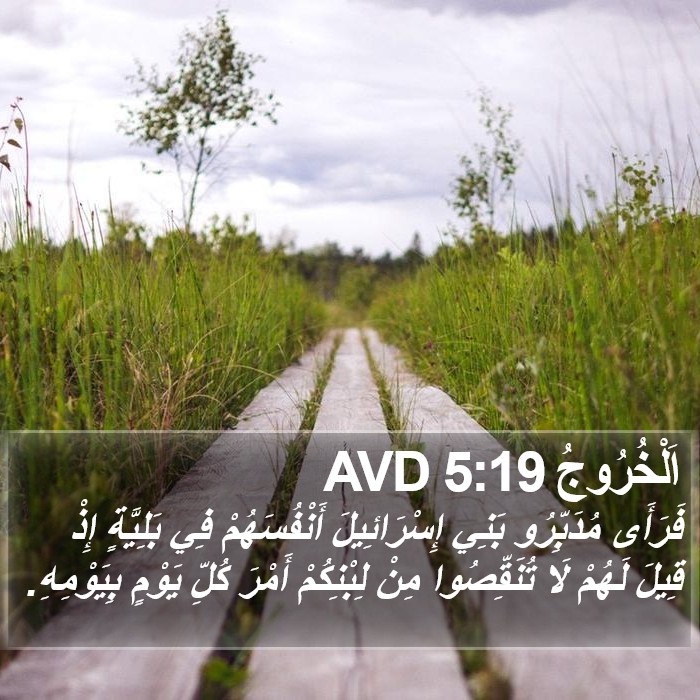 اَلْخُرُوجُ 5:19 AVD Bible Study