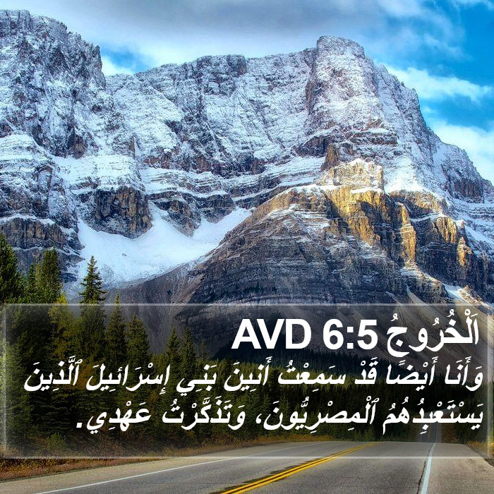 اَلْخُرُوجُ 6:5 AVD Bible Study