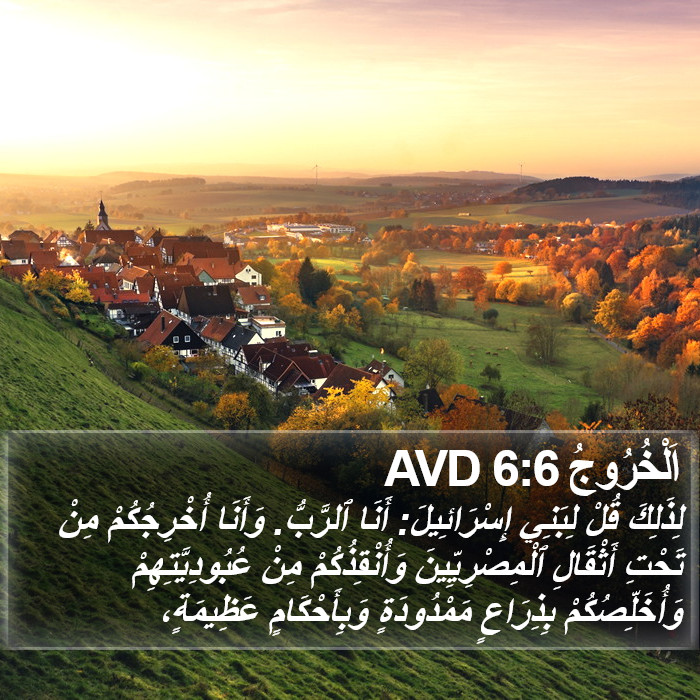 اَلْخُرُوجُ 6:6 AVD Bible Study