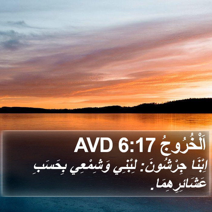 اَلْخُرُوجُ 6:17 AVD Bible Study