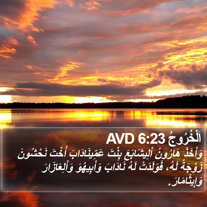 اَلْخُرُوجُ 6:23 AVD Bible Study