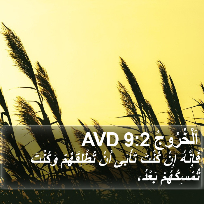 اَلْخُرُوجُ 9:2 AVD Bible Study