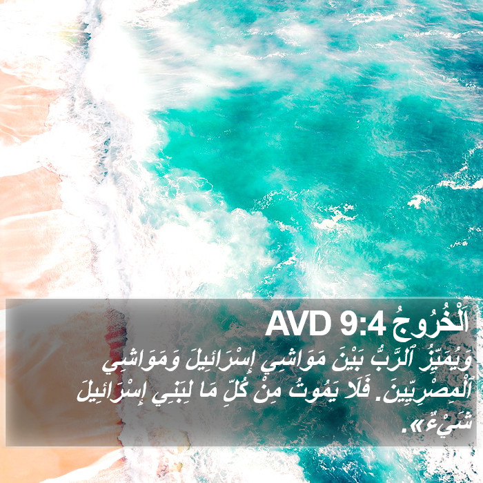 اَلْخُرُوجُ 9:4 AVD Bible Study