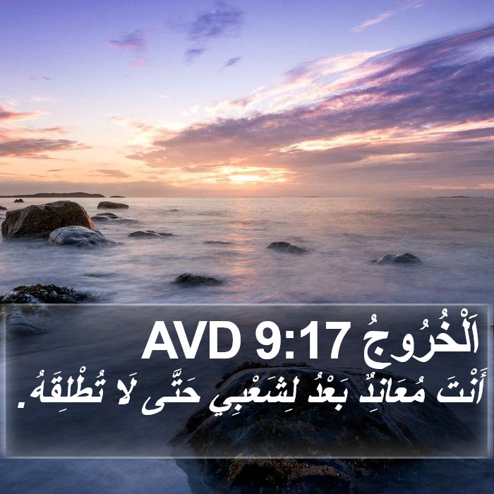 اَلْخُرُوجُ 9:17 AVD Bible Study