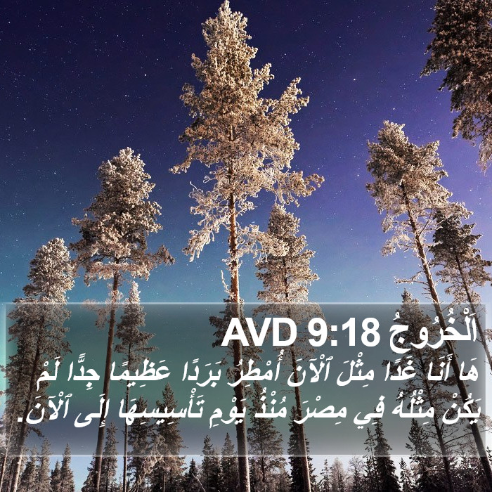 اَلْخُرُوجُ 9:18 AVD Bible Study