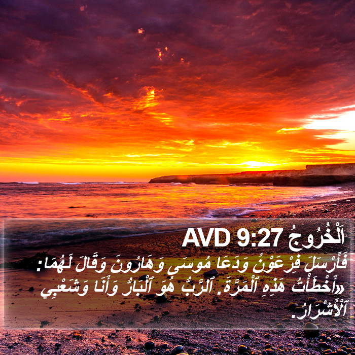 اَلْخُرُوجُ 9:27 AVD Bible Study