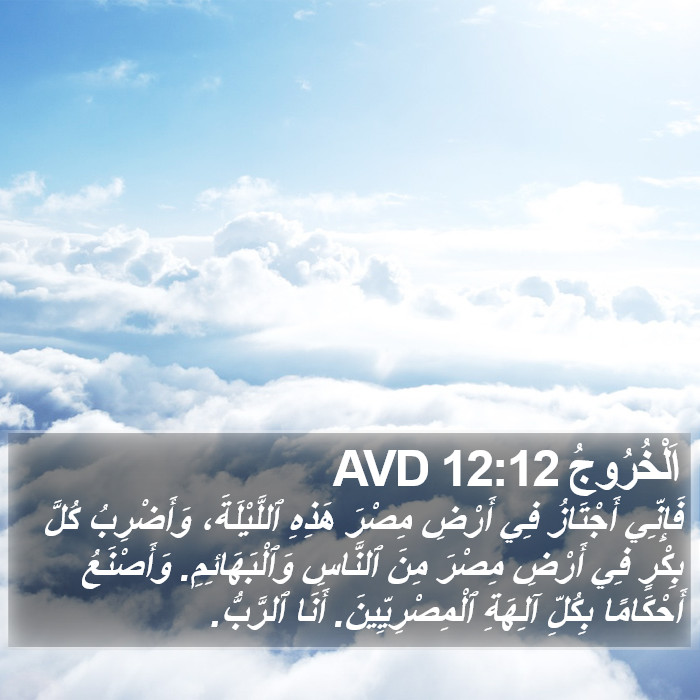 اَلْخُرُوجُ 12:12 AVD Bible Study