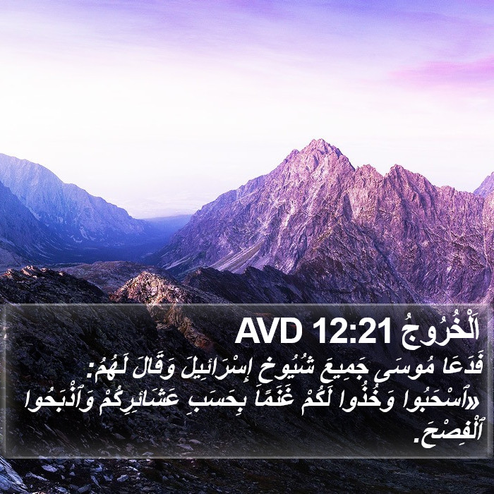 اَلْخُرُوجُ 12:21 AVD Bible Study