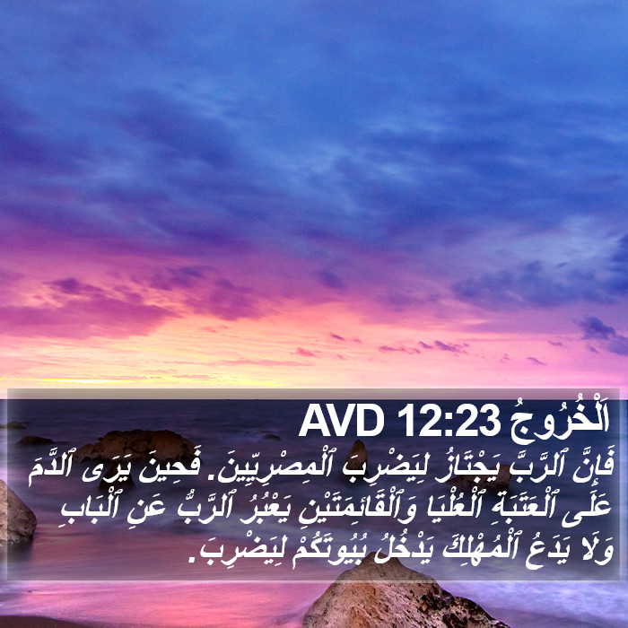 اَلْخُرُوجُ 12:23 AVD Bible Study