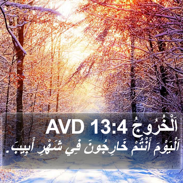 اَلْخُرُوجُ 13:4 AVD Bible Study