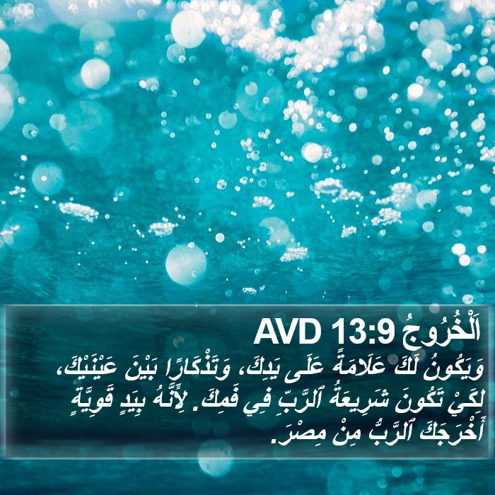 اَلْخُرُوجُ 13:9 AVD Bible Study