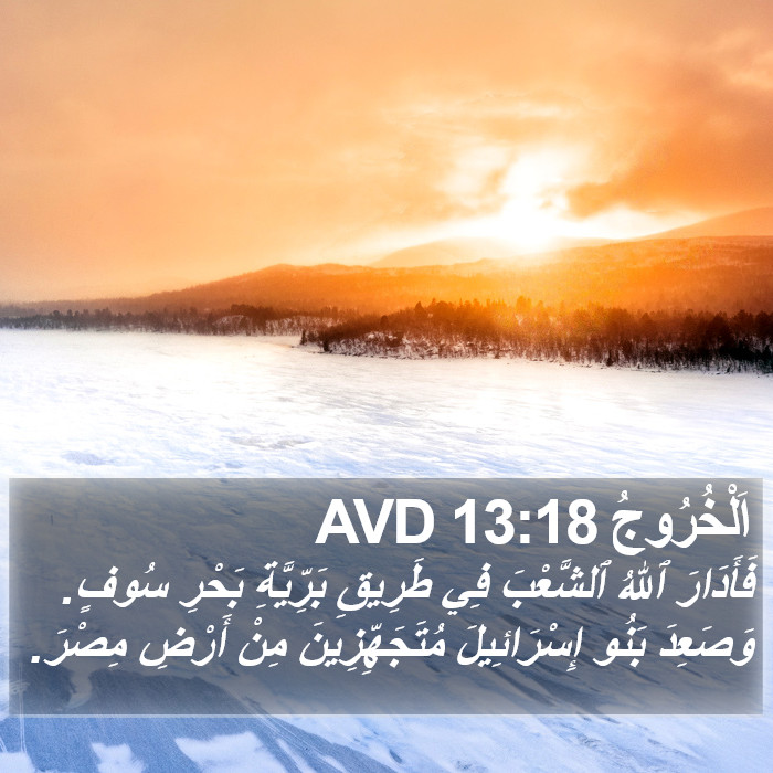 اَلْخُرُوجُ 13:18 AVD Bible Study