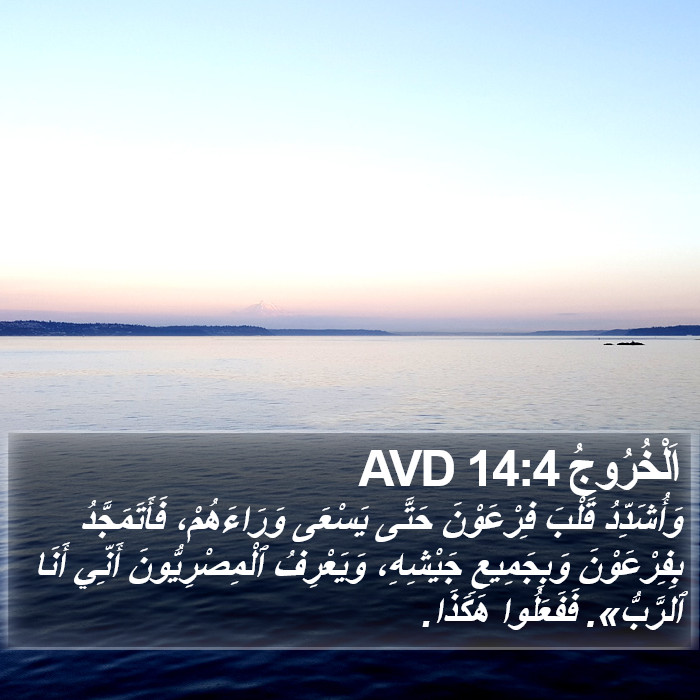 اَلْخُرُوجُ 14:4 AVD Bible Study