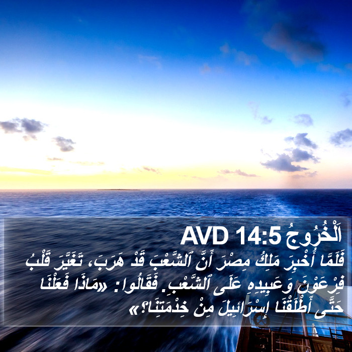 اَلْخُرُوجُ 14:5 AVD Bible Study