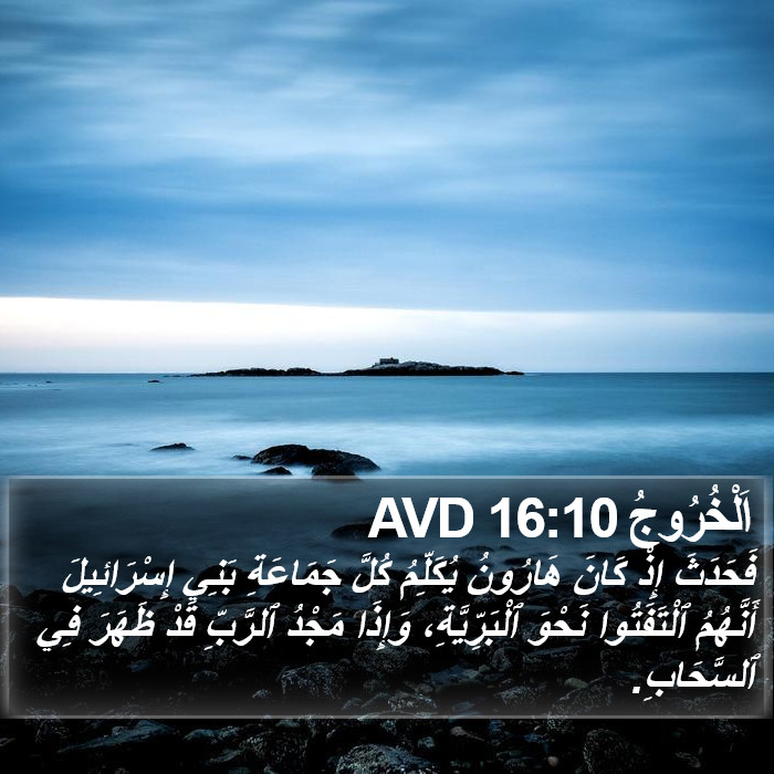 اَلْخُرُوجُ 16:10 AVD Bible Study