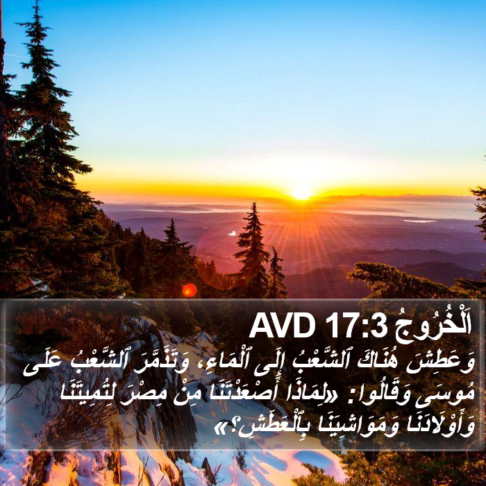 اَلْخُرُوجُ 17:3 AVD Bible Study