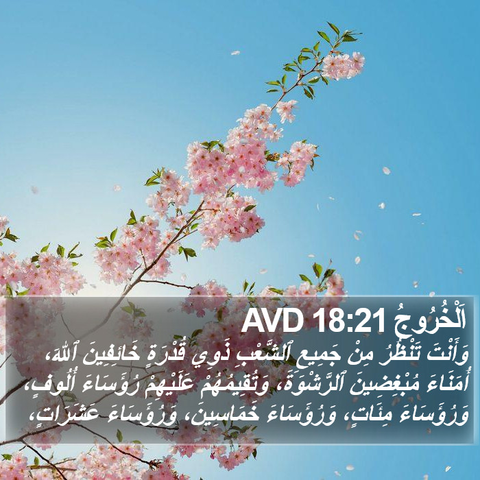 اَلْخُرُوجُ 18:21 AVD Bible Study