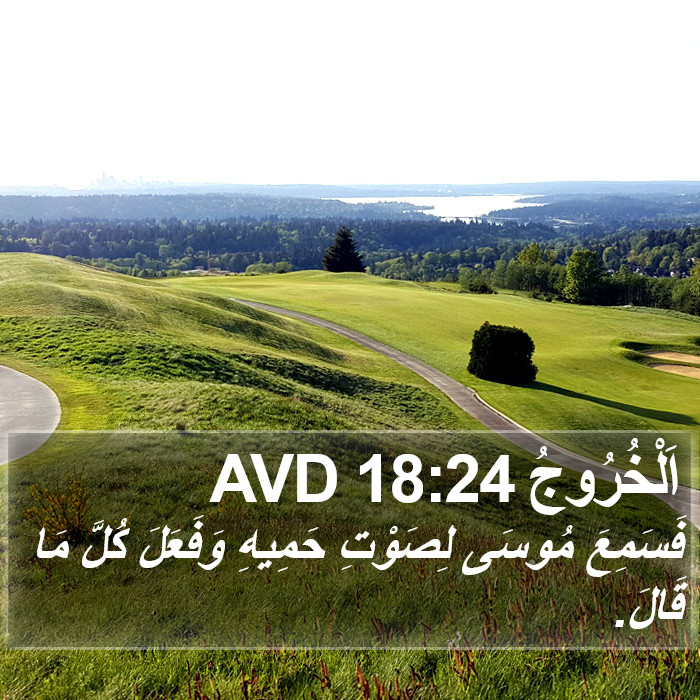 اَلْخُرُوجُ 18:24 AVD Bible Study