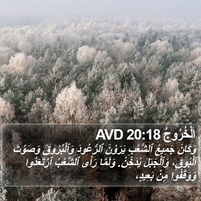 اَلْخُرُوجُ 20:18 AVD Bible Study