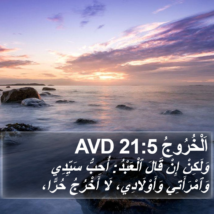 اَلْخُرُوجُ 21:5 AVD Bible Study