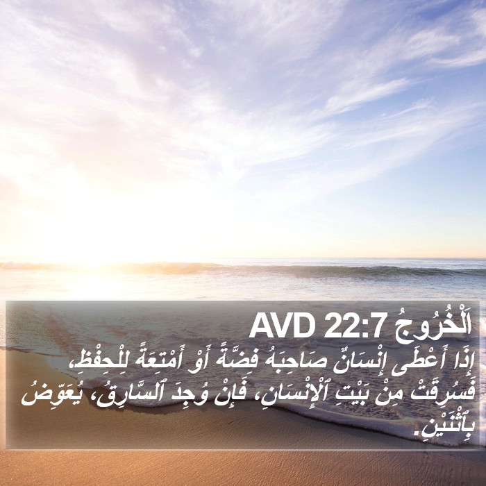 اَلْخُرُوجُ 22:7 AVD Bible Study