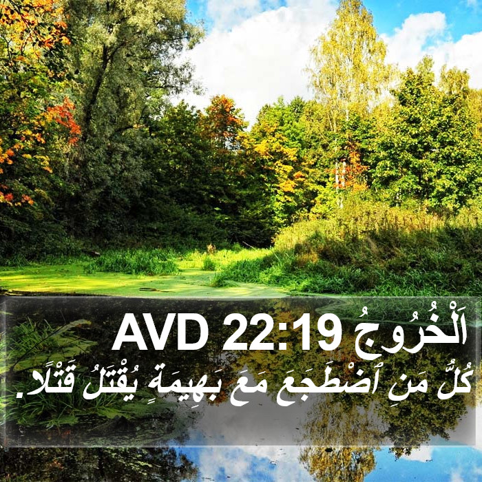 اَلْخُرُوجُ 22:19 AVD Bible Study