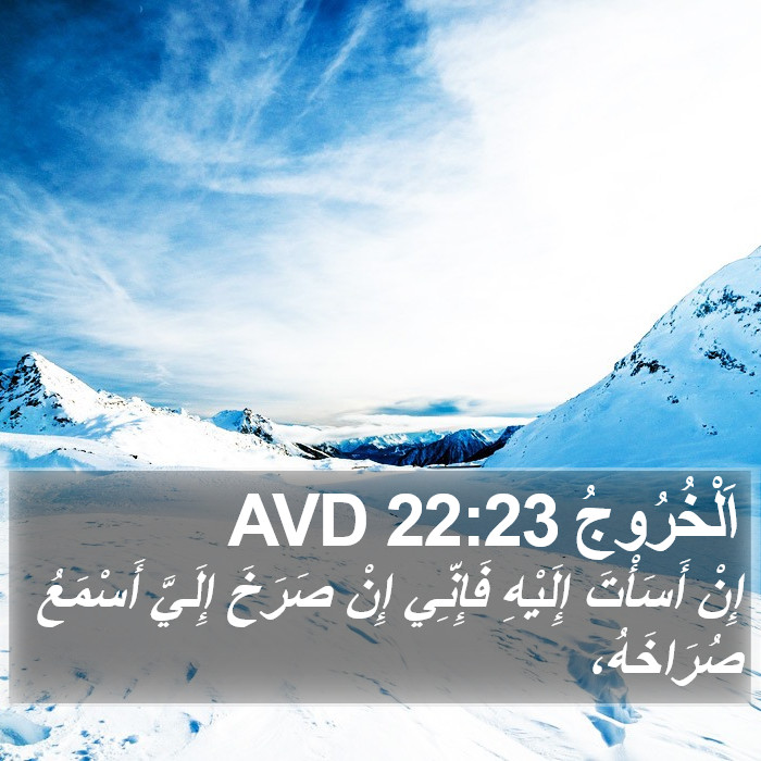 اَلْخُرُوجُ 22:23 AVD Bible Study