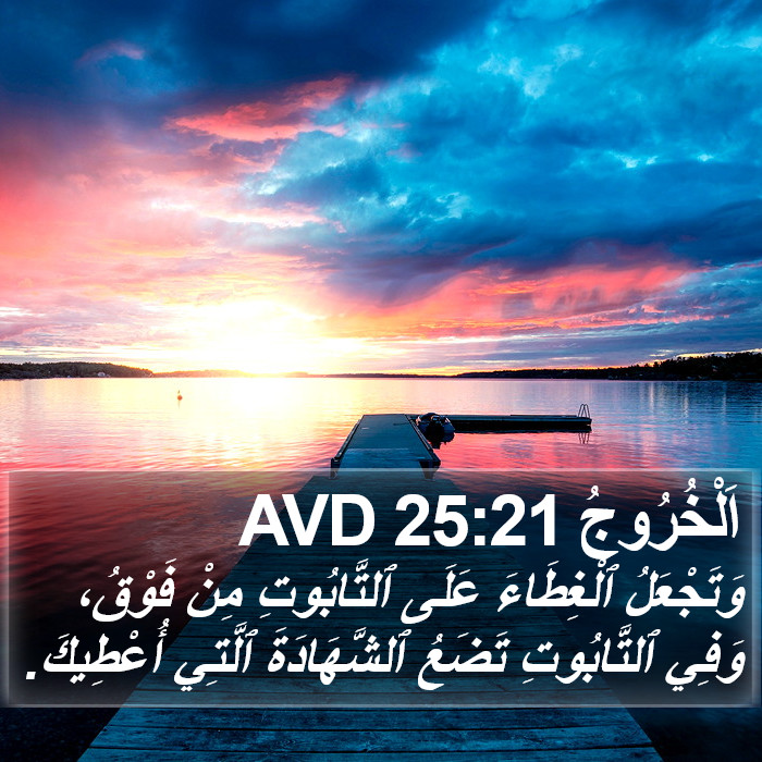 اَلْخُرُوجُ 25:21 AVD Bible Study