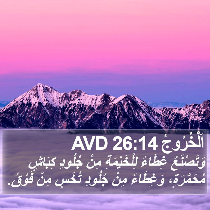 اَلْخُرُوجُ 26:14 AVD Bible Study