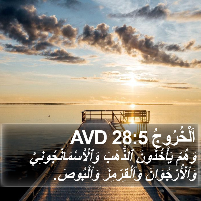 اَلْخُرُوجُ 28:5 AVD Bible Study
