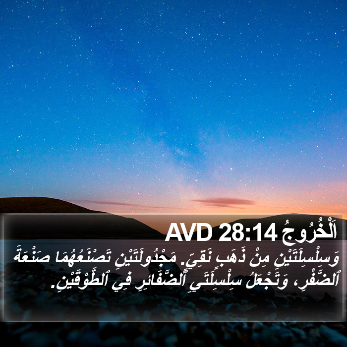 اَلْخُرُوجُ 28:14 AVD Bible Study
