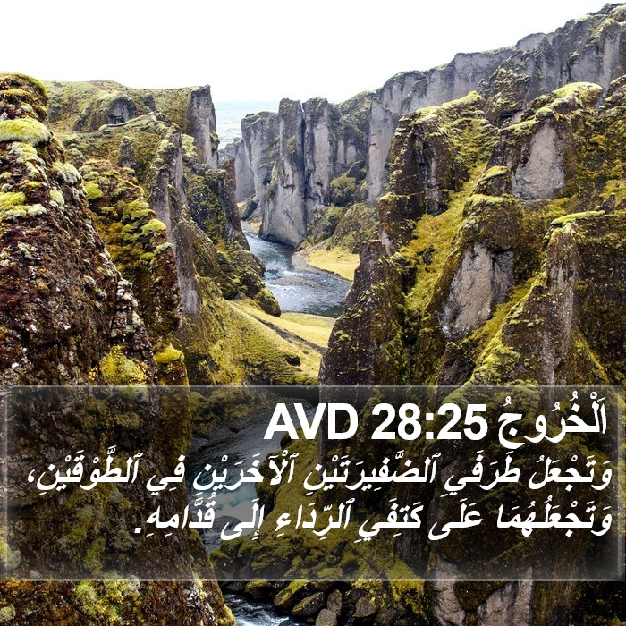 اَلْخُرُوجُ 28:25 AVD Bible Study