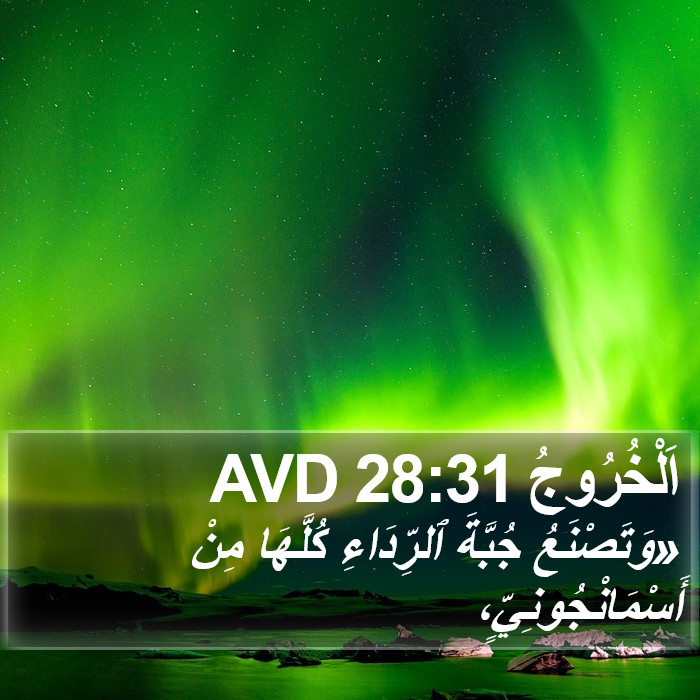 اَلْخُرُوجُ 28:31 AVD Bible Study