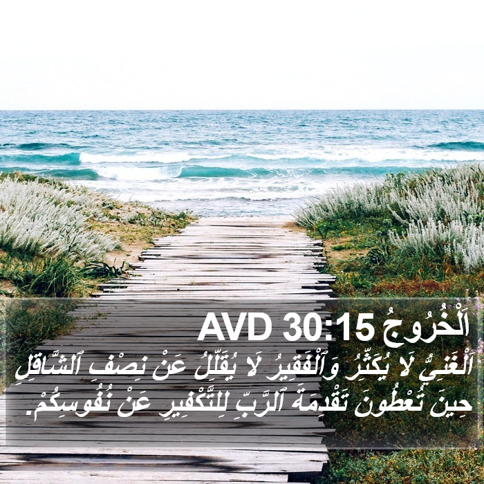 اَلْخُرُوجُ 30:15 AVD Bible Study