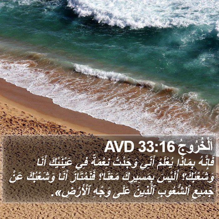 اَلْخُرُوجُ 33:16 AVD Bible Study