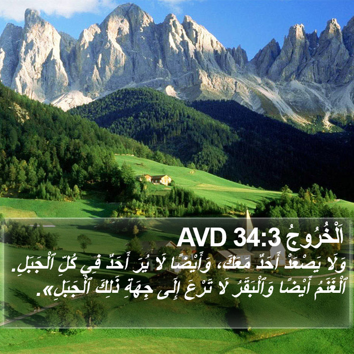 اَلْخُرُوجُ 34:3 AVD Bible Study