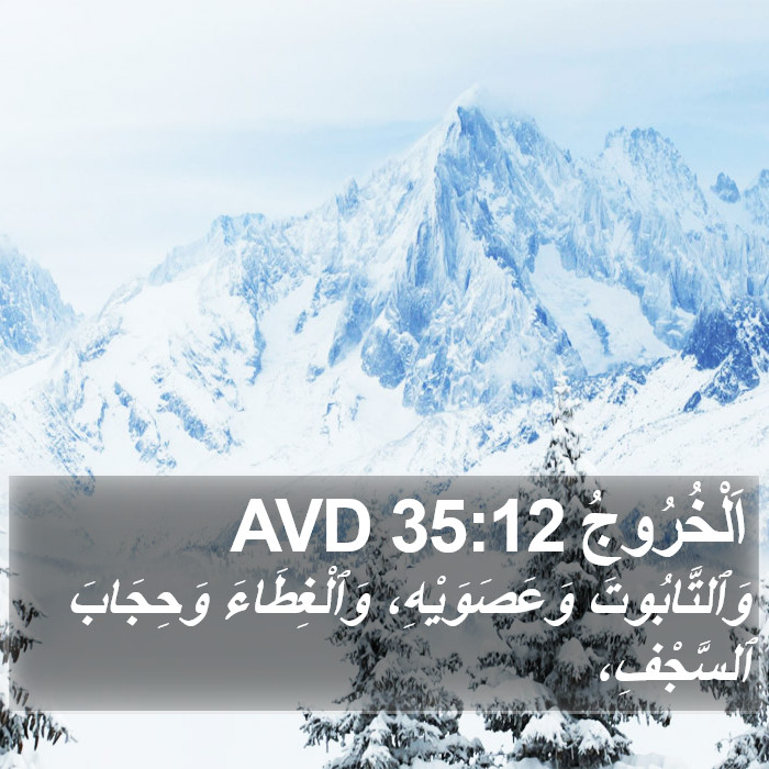 اَلْخُرُوجُ 35:12 AVD Bible Study