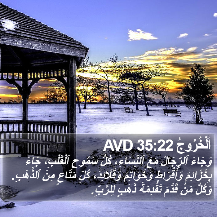 اَلْخُرُوجُ 35:22 AVD Bible Study