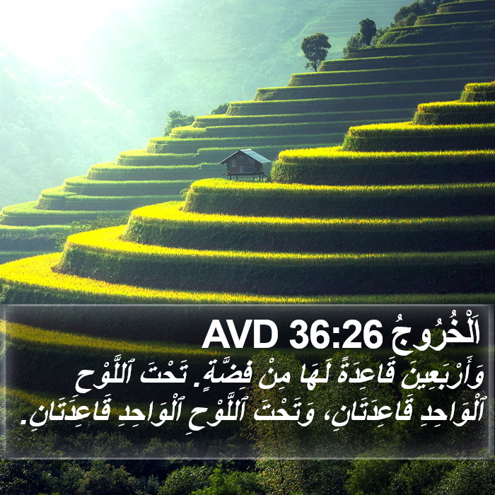 اَلْخُرُوجُ 36:26 AVD Bible Study