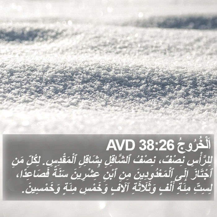 اَلْخُرُوجُ 38:26 AVD Bible Study