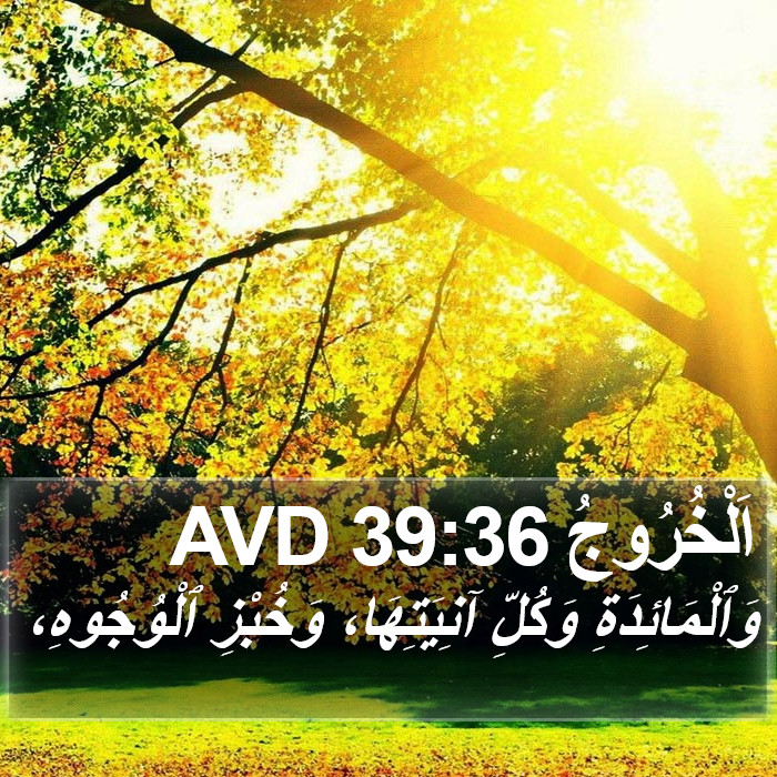 اَلْخُرُوجُ 39:36 AVD Bible Study