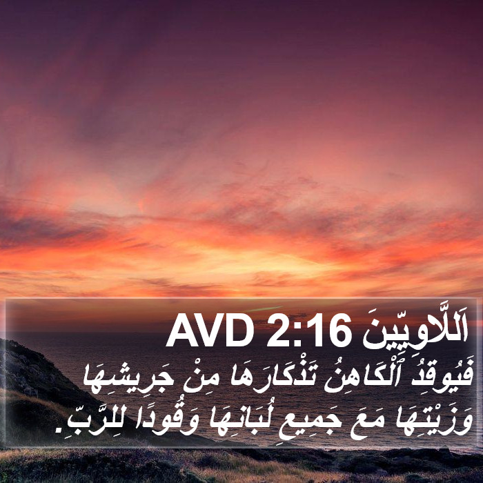 اَللَّاوِيِّينَ 2:16 AVD Bible Study