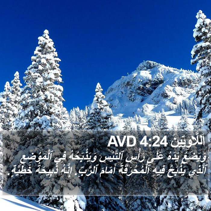 اَللَّاوِيِّينَ 4:24 AVD Bible Study